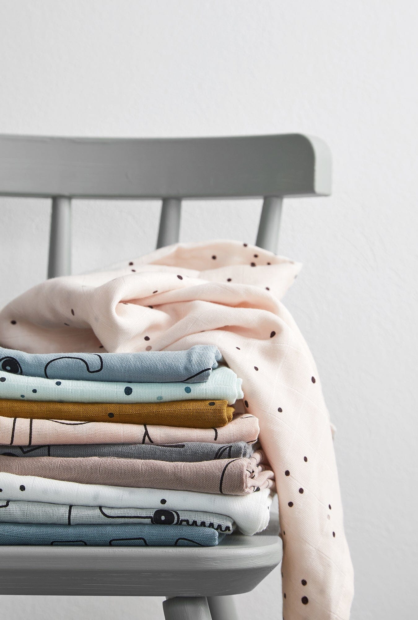 Pucktücher, Spucktücher, Schmusetücher und Halstücher