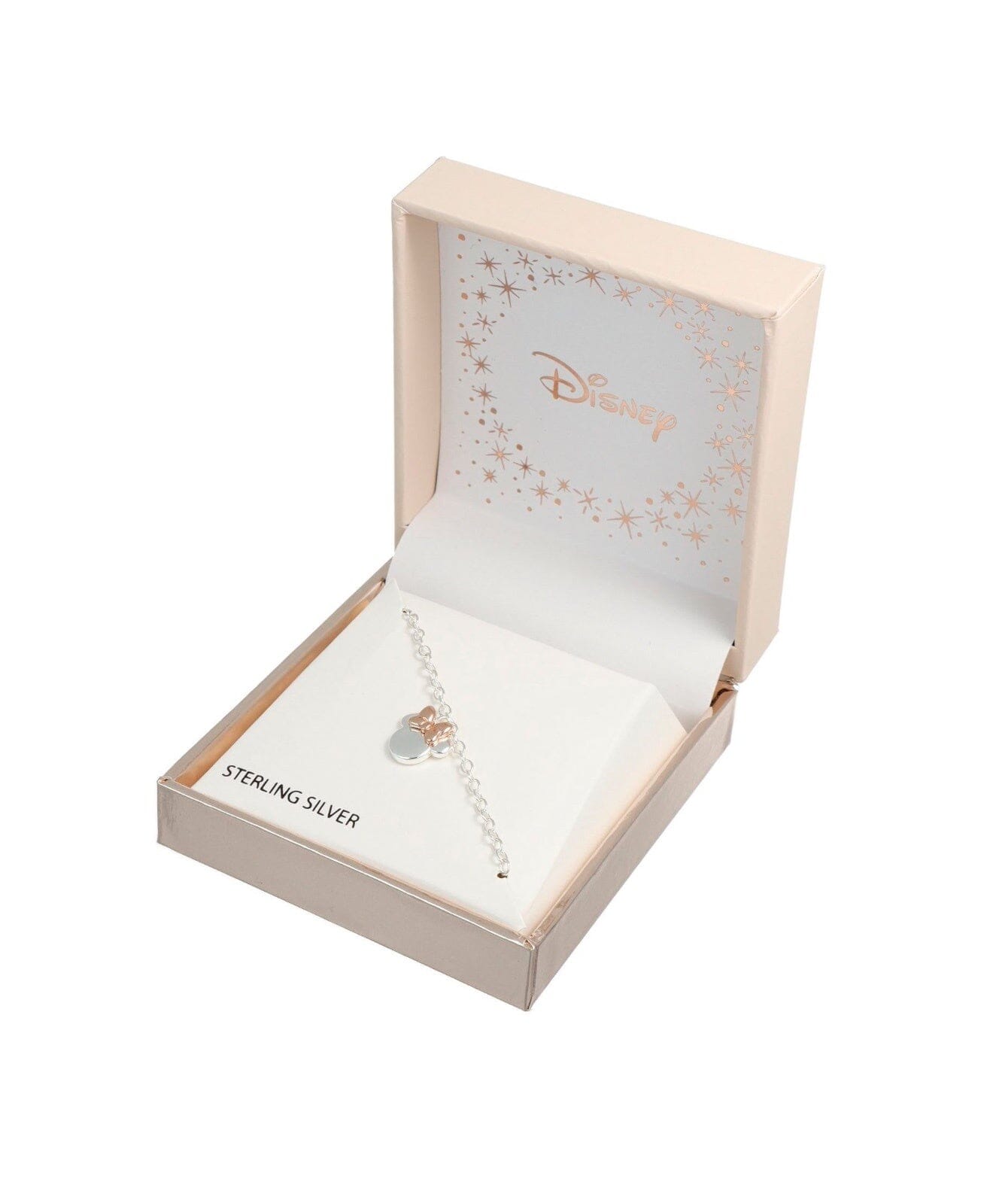Disney Kinder Armband Minnie Mouse ©DISNEY silber rosegold Schleife aus 925er Silber Armbänder DISNEY
