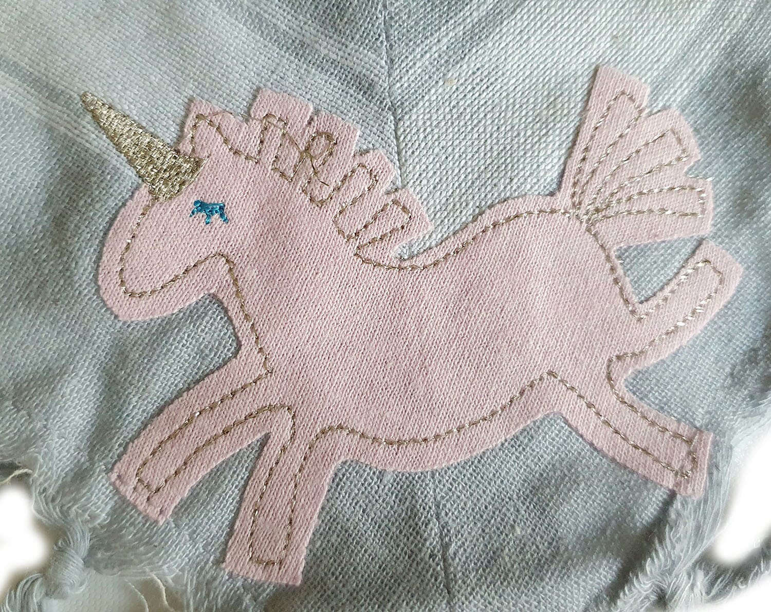 P. Eisenherz Halstuch Einhorn grau glitzer Palituch Tücher und Schals P. Eisenherz