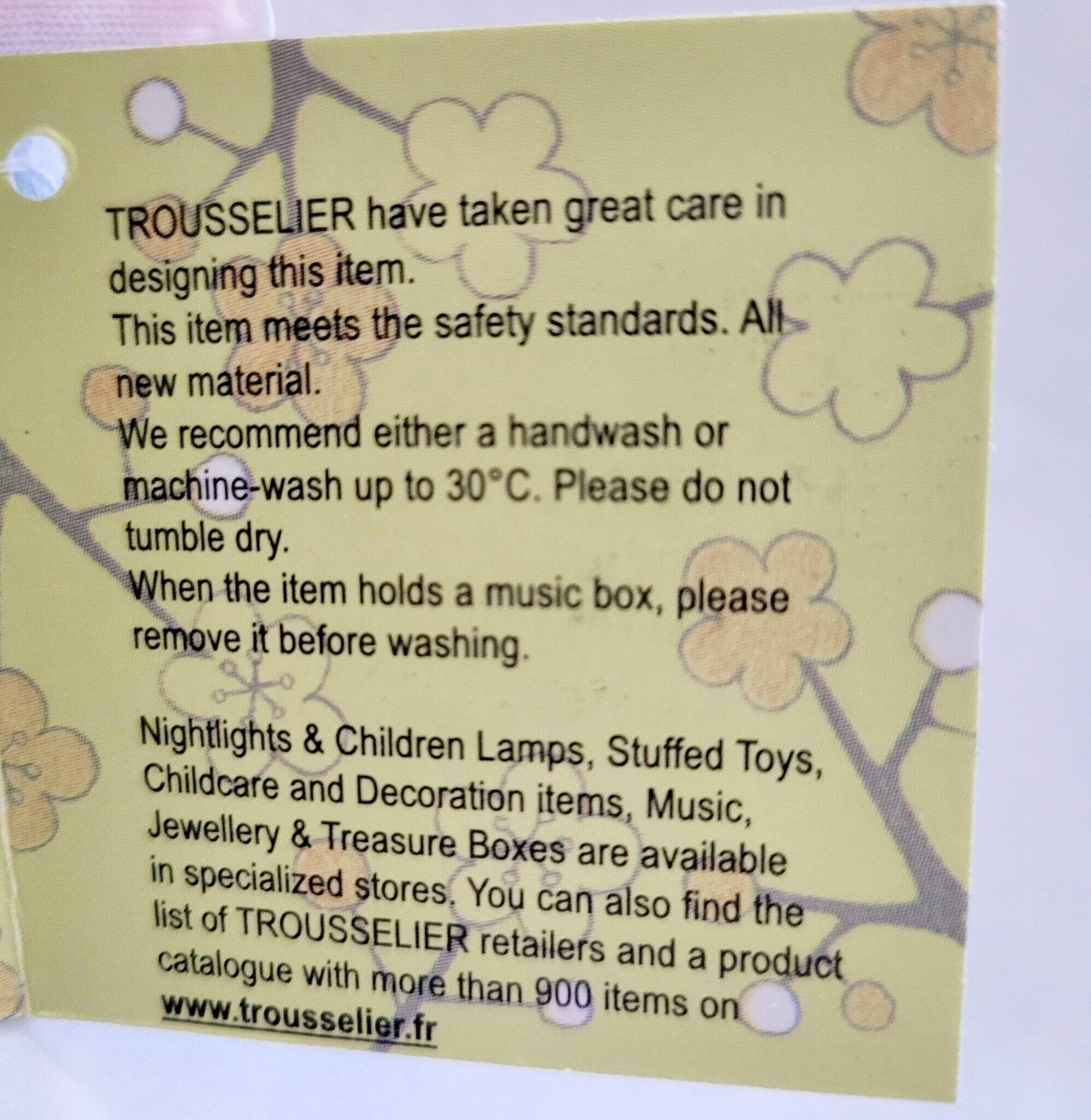 Trousselier Set 4 Giraffen himmelblau hellblau Baumwolle 10cm Babyrasseln Trousselier