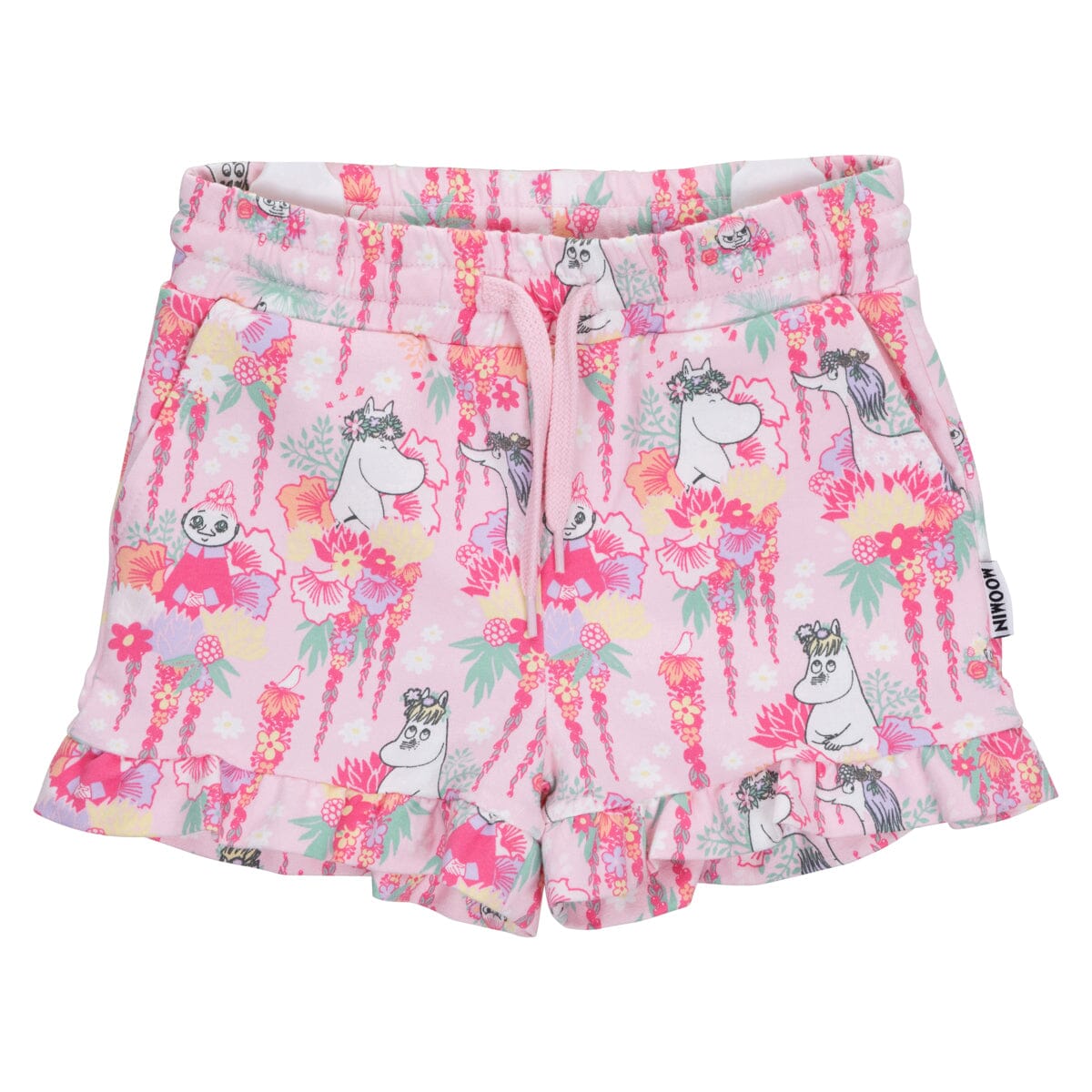 Martinex Moomin Shorts Flower Wreath Pink mit Rüschen ©Moomin Characters Shorts Moomin by Martinex