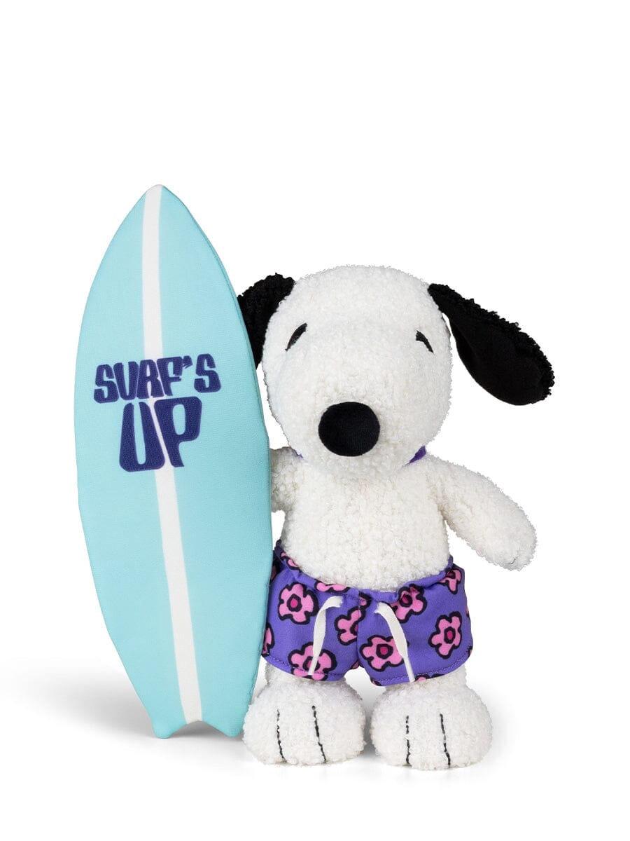 Bon Ton Toys –Snoopy Surf Dog – Kuscheltier mit Surfbrett ©PEANUTS Kuscheltiere Bon Ton Toys