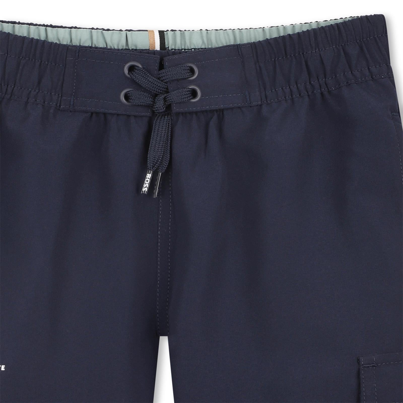 BOSS Kidswear Surfer Bade-Shorts navy blue