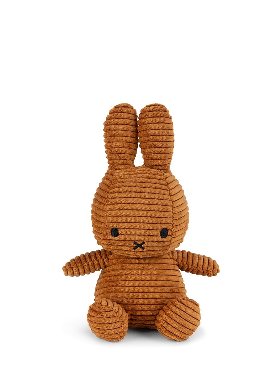 Miffy aus Cord sitzend Farbe cinnamon 23 cm Kuscheltiere Bon Ton Toys
