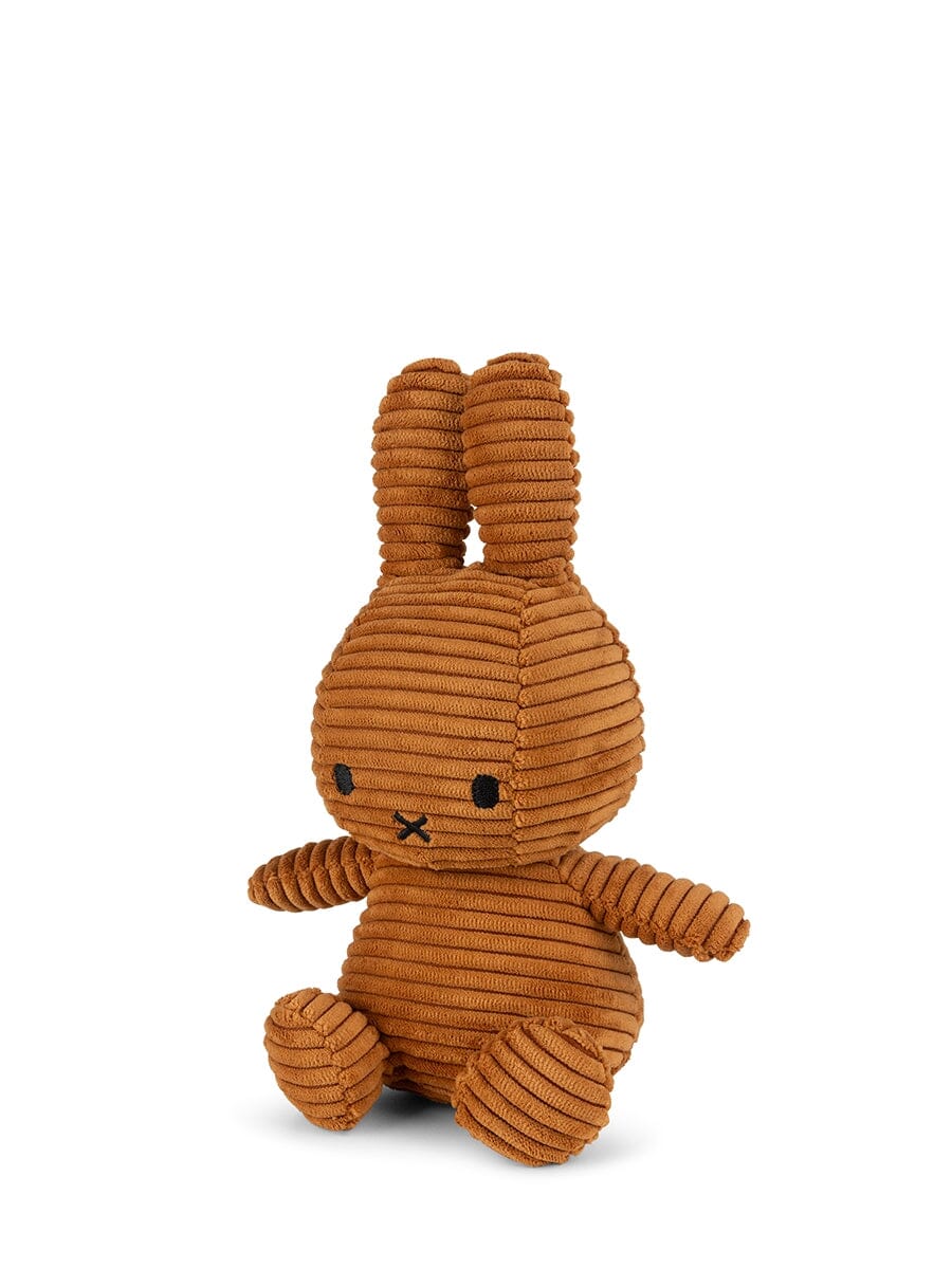 Miffy aus Cord sitzend Farbe cinnamon 23 cm Kuscheltiere Bon Ton Toys