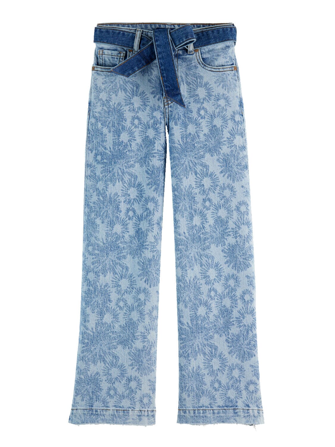 SCOTCH & SODA Wave Jeans mit weiten Beinen und Blumenmuster Jeans Scotch & Soda