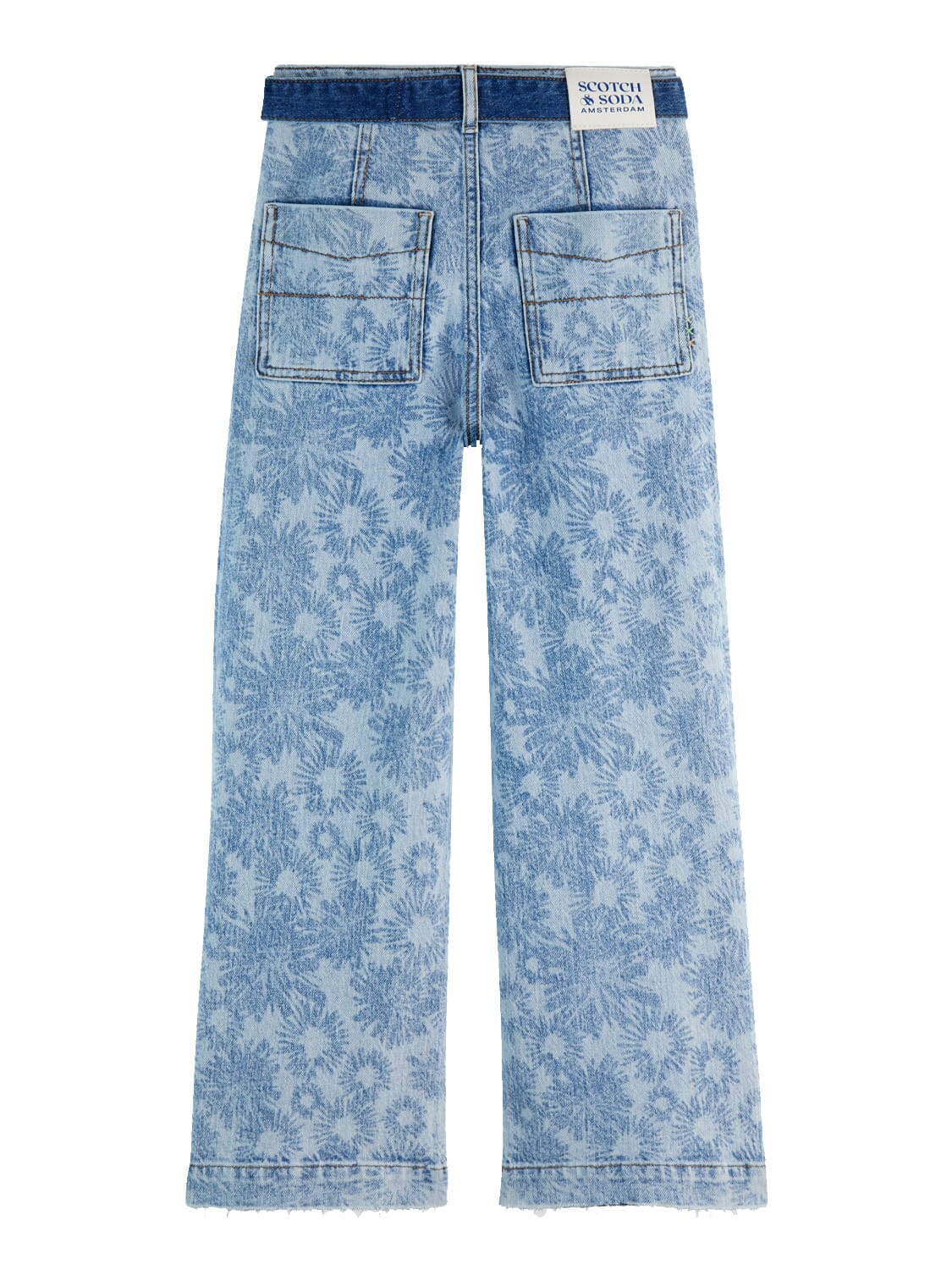 SCOTCH & SODA Wave Jeans mit weiten Beinen und Blumenmuster Jeans Scotch & Soda