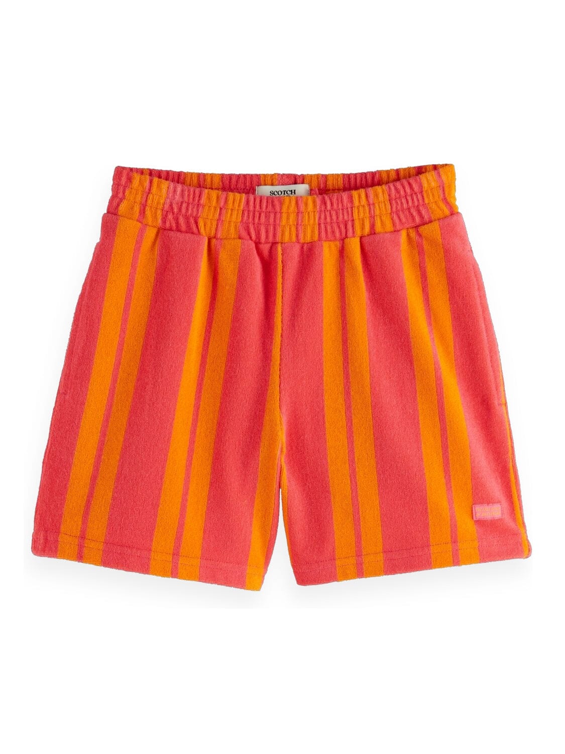 SCOTCH & SODA Mädchen-Shorts aus Frottee – Electric Pink & Orange Shorts Scotch & Soda