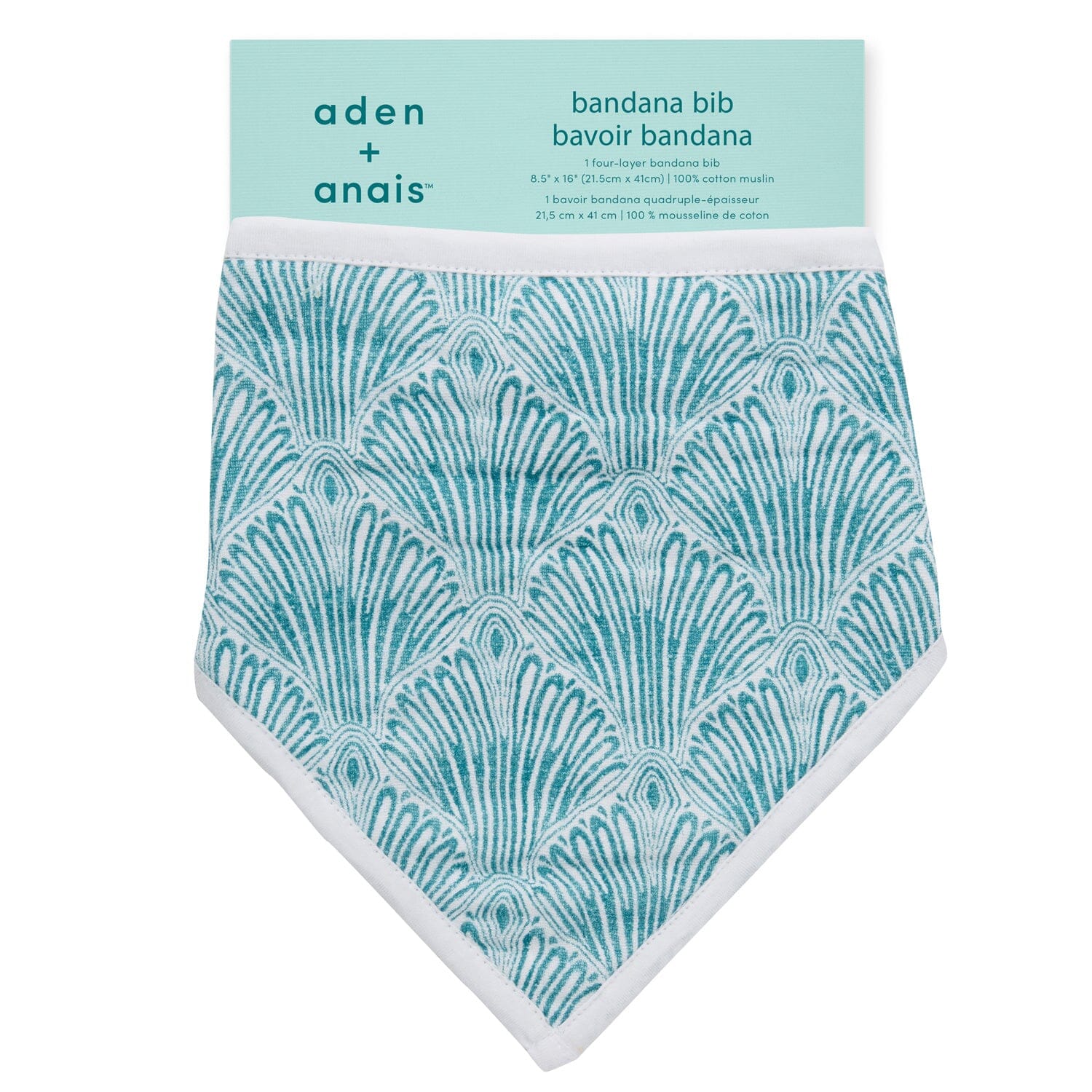aden + anais bandana bib paisley blue Lätzchen aden + anais