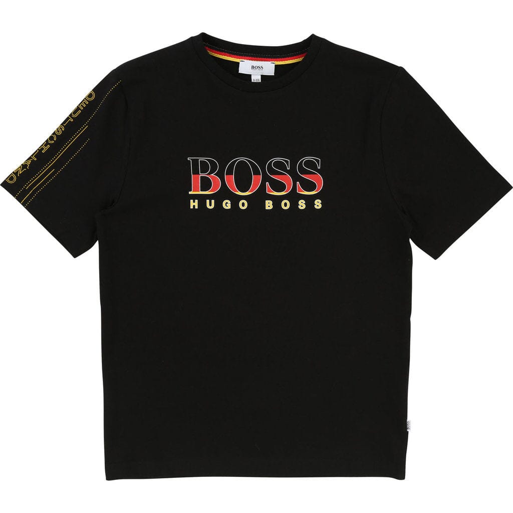 HUGO BOSS Kinder T-Shirt Deutschland Fußball T-Shirt Boss