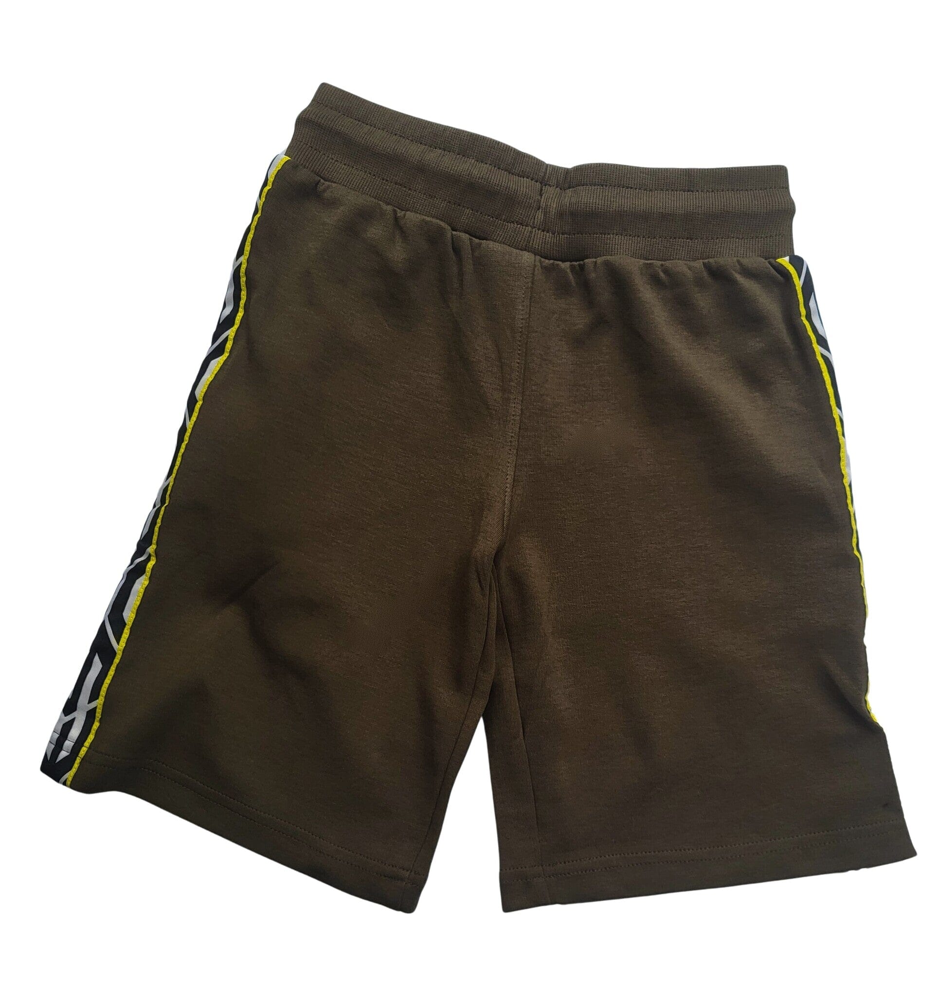 Automobili Lamborghini Kids Shorts Logo Khaki Shorts AUTOMOBILI LAMBORGHINI KIDSWEAR