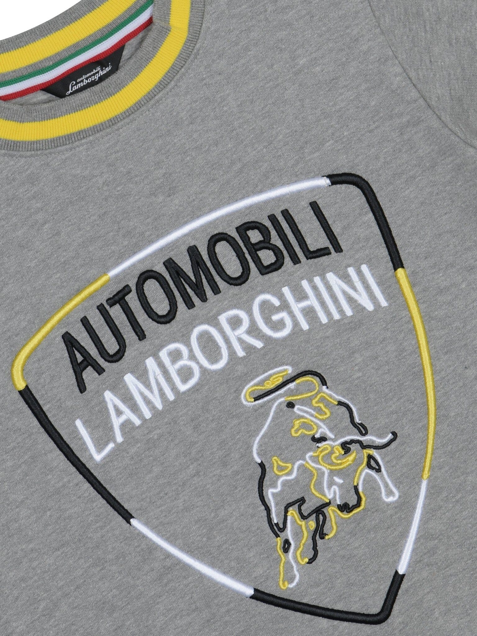 Automobili Lamborghini Sweatshirt Logoprint grau Sweatshirt AUTOMOBILI LAMBORGHINI KIDSWEAR