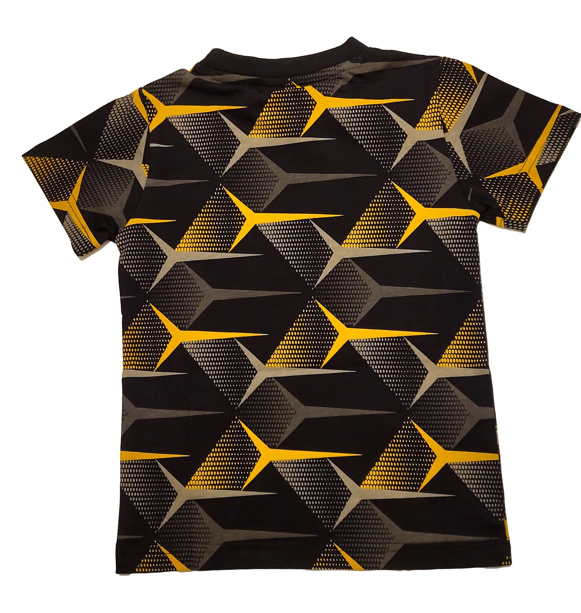 Automobili Lamborghini T-Shirt Logoprint schwarz faded all-over Y pattern T-Shirt AUTOMOBILI LAMBORGHINI KIDSWEAR