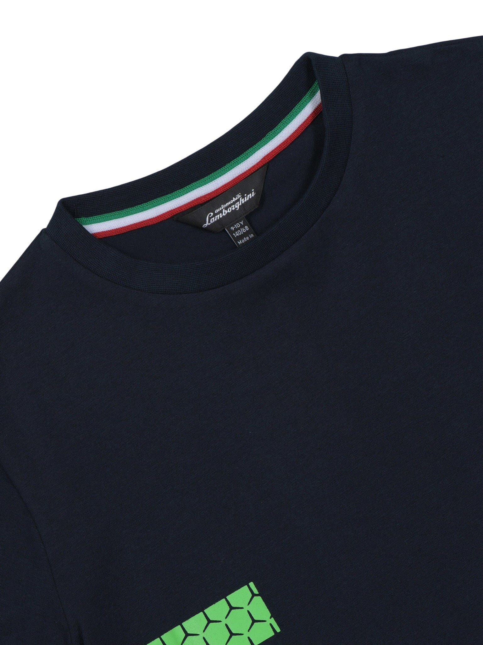 Automobili Lamborghini T-Shirt Logoprint in dunkel blau mit grafischen Elementen T-Shirt AUTOMOBILI LAMBORGHINI KIDSWEAR