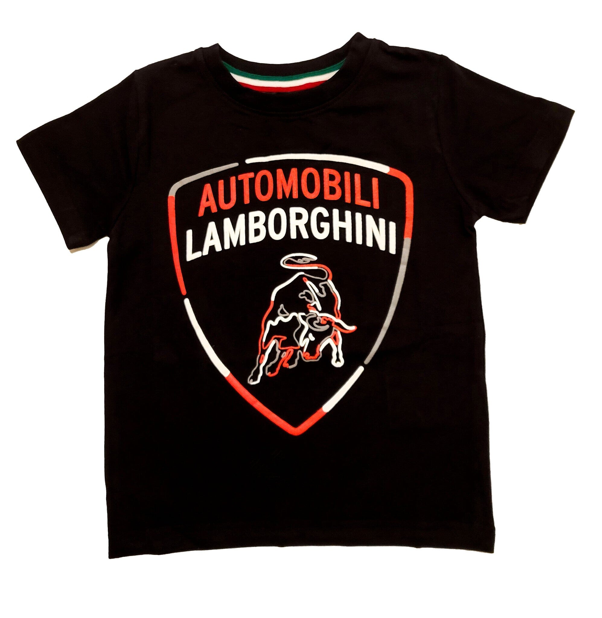Automobili Lamborghini T-Shirt Logoprint schwarz T-Shirt AUTOMOBILI LAMBORGHINI KIDSWEAR