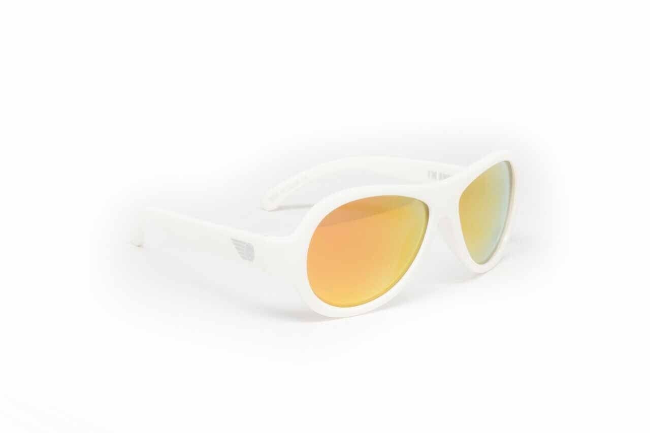 Babiators Polarisierte Sonnenbrille für Kinder Weiss Wicked White Sonnenbrillen Babiators