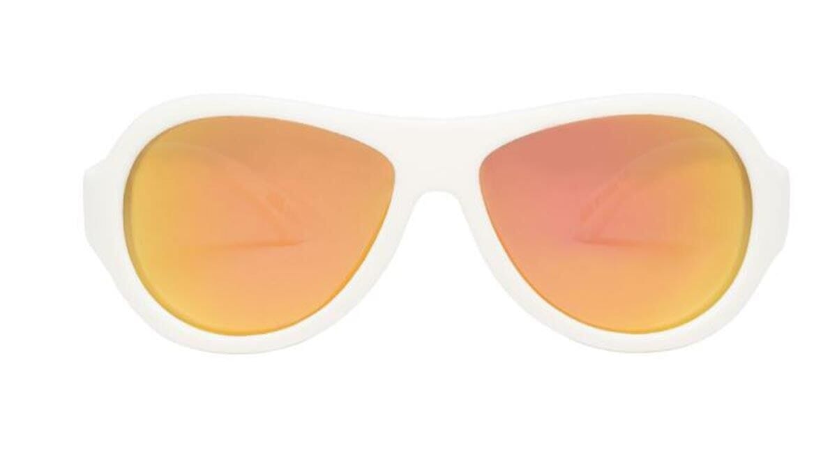 Babiators Polarisierte Sonnenbrille für Kinder Weiss Wicked White Sonnenbrillen Babiators