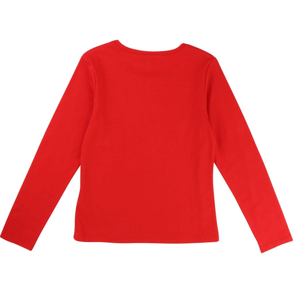 DKNY KIDS Langarmshirt Mini Me rot Langarmshirt DKNY