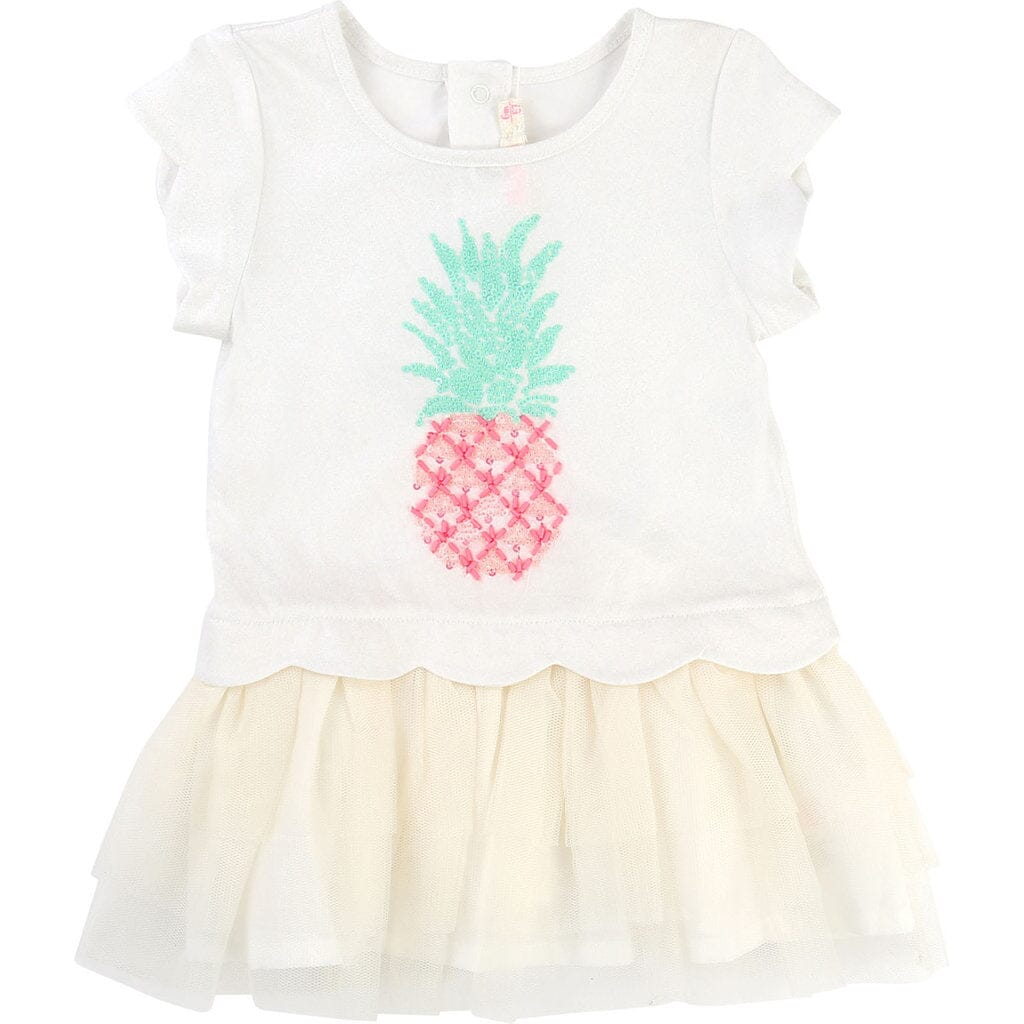 Billieblush Baby Kleid Ananas offwhite Kleid Billieblush