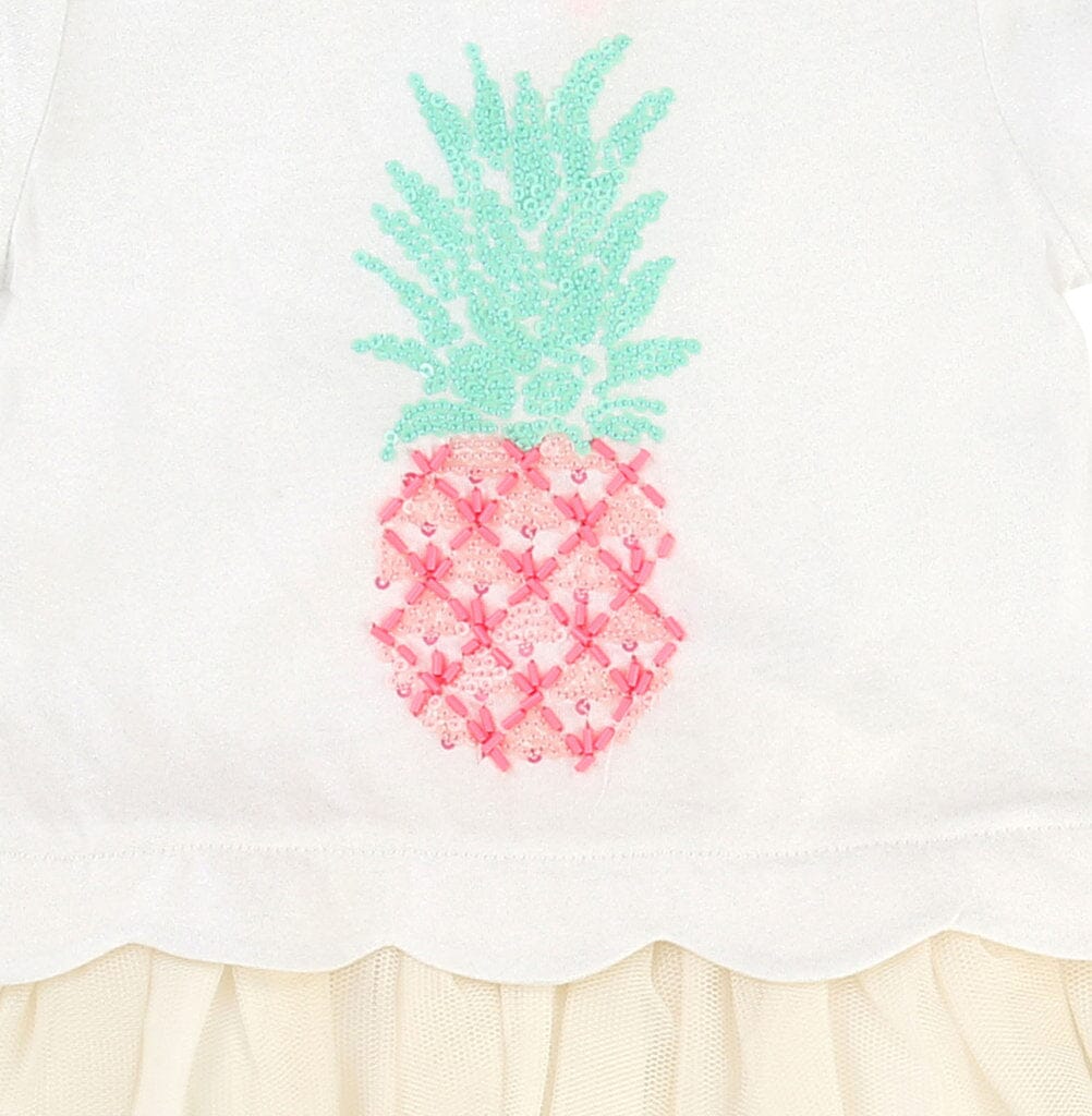 Billieblush Baby Kleid Ananas offwhite Kleid Billieblush