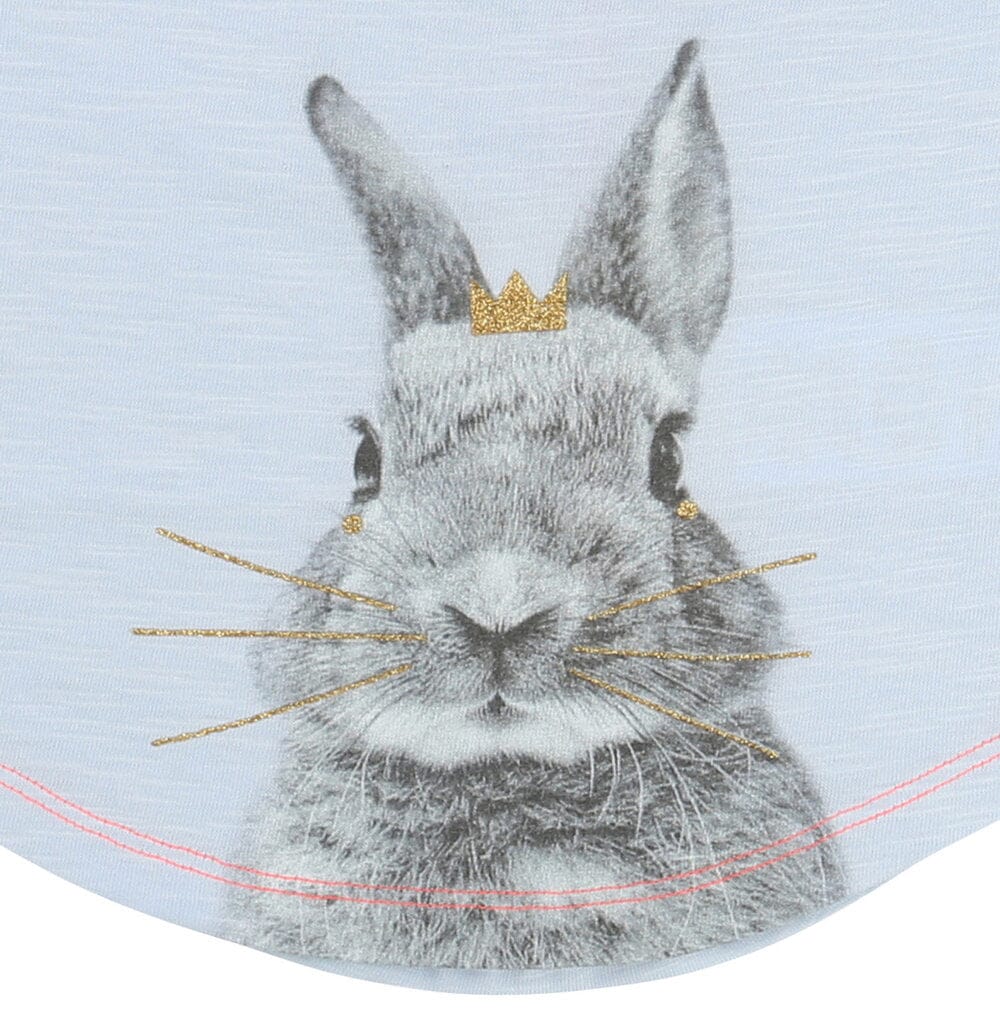 Billieblush T-Shirt Hase mit Krone hellblau T-Shirt Billieblush