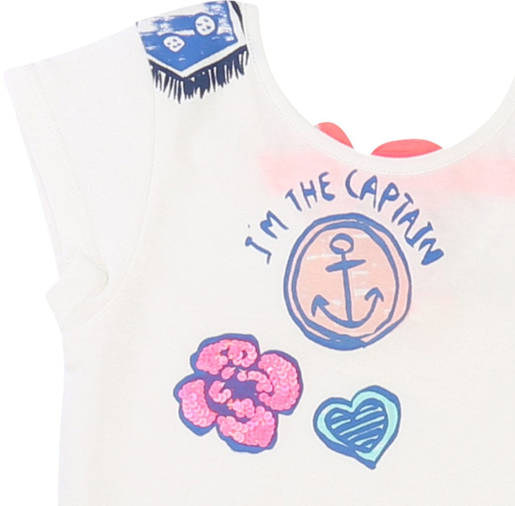 Billieblush Kleid Kapitän weiß Kleid Billieblush