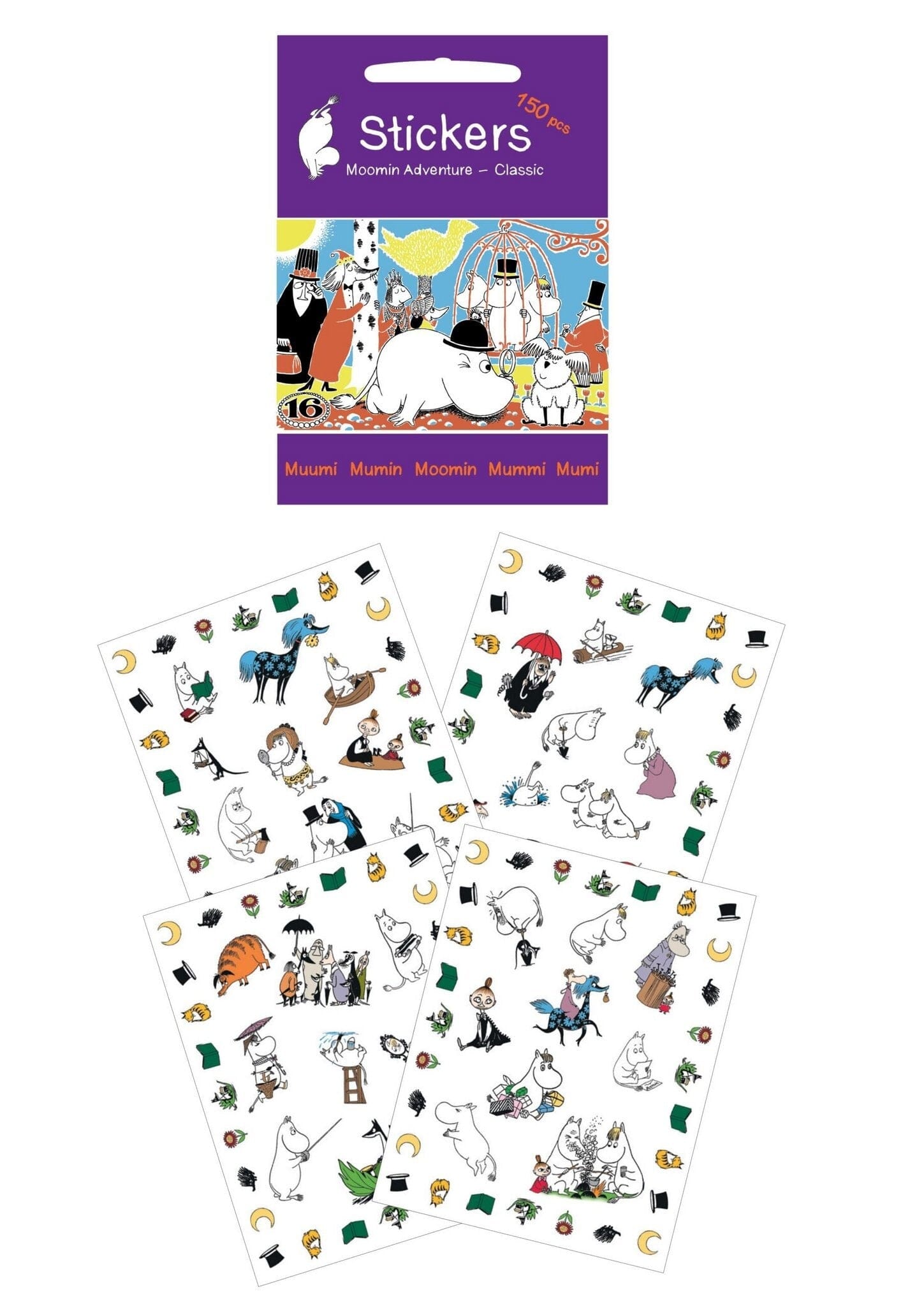 Barbo Toys Mumin - Aufkleber - ©Moomin Characters - Classic Sticker / Aufkleber BARBO TOYS