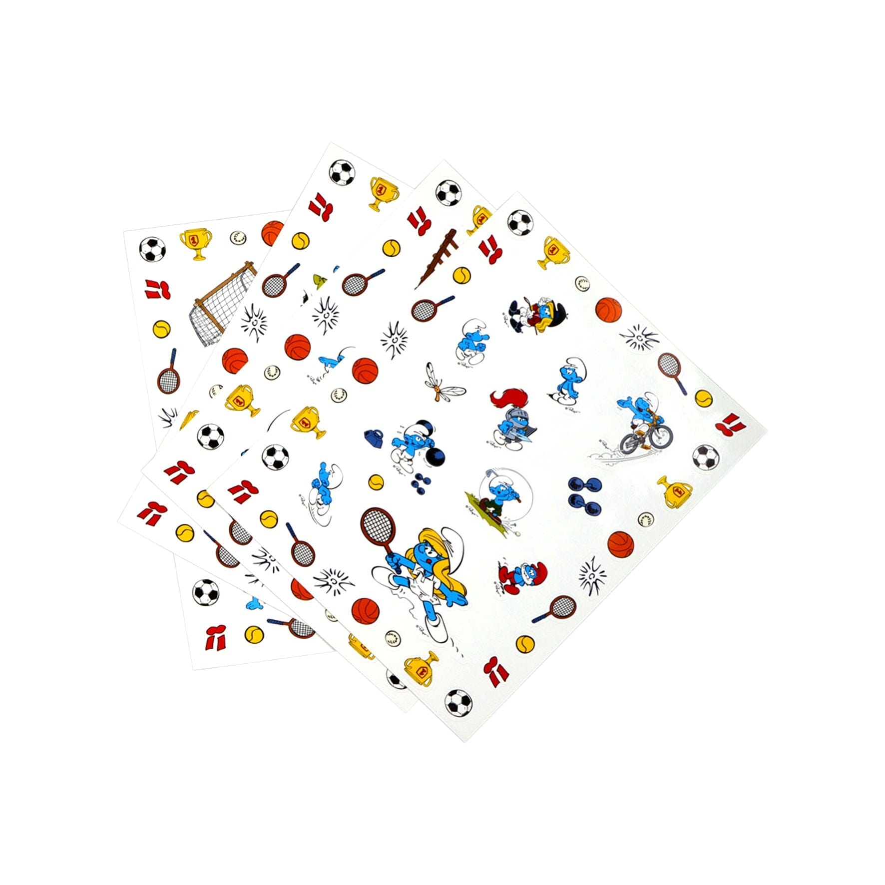 Barbo Toys Aufkleber - ©Smurf / Schlümpfe - Sport Sticker / Aufkleber BARBO TOYS