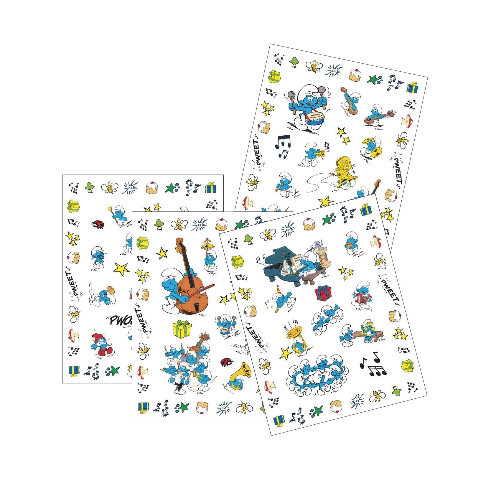 Barbo Toys Mega Schlümpfe Sticker Set 360 Aufkleber Sticker / Aufkleber Coolkids-Store