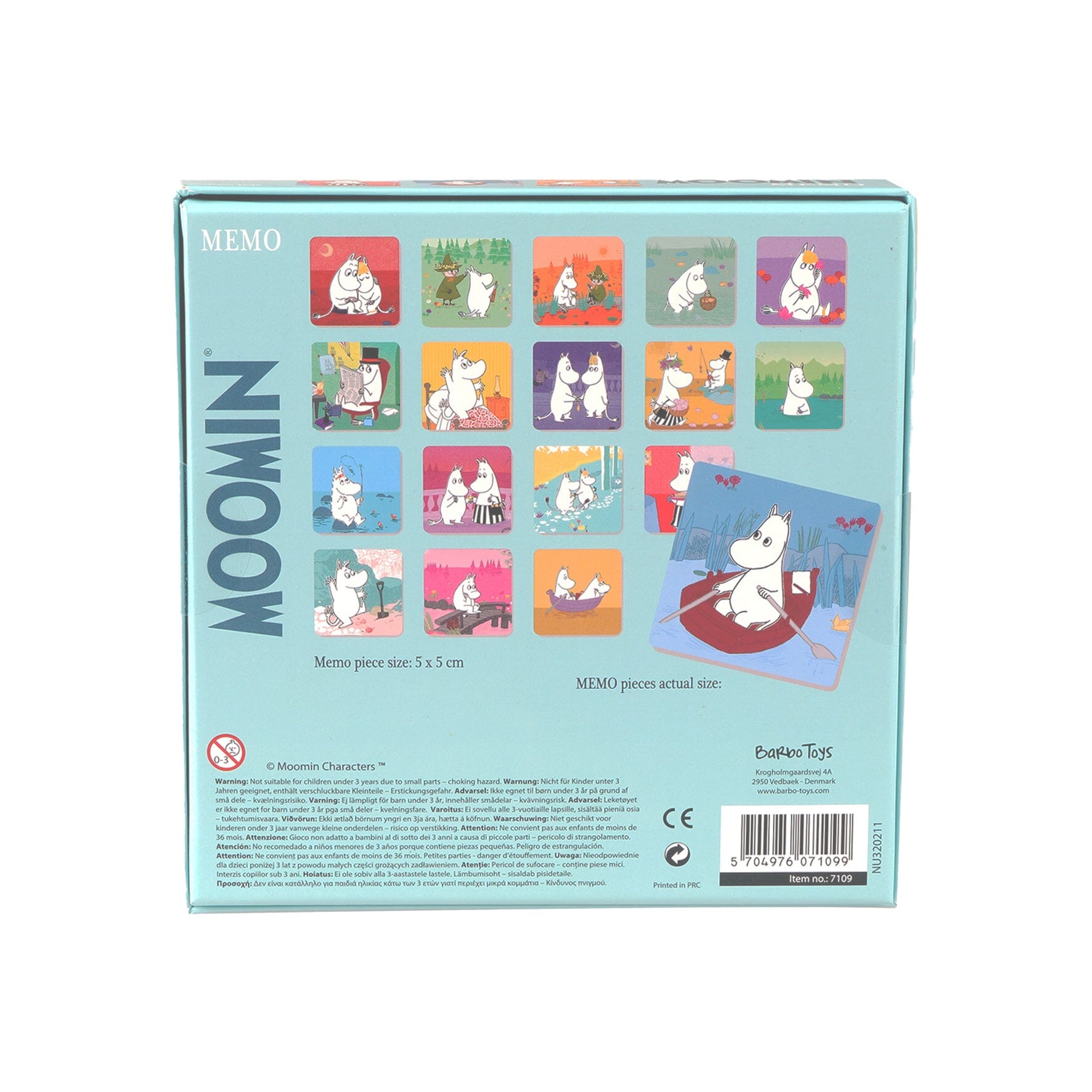 BARBO TOYS Moomin Memo – 36 Karten Spiele BARBO TOYS