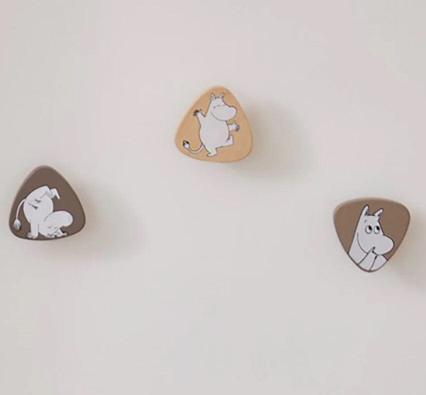 Barbo Toys – Moomin Wandhaken Set (3 Stück) aus Holz © Moomin Characters Aufbewahrung BARBO TOYS