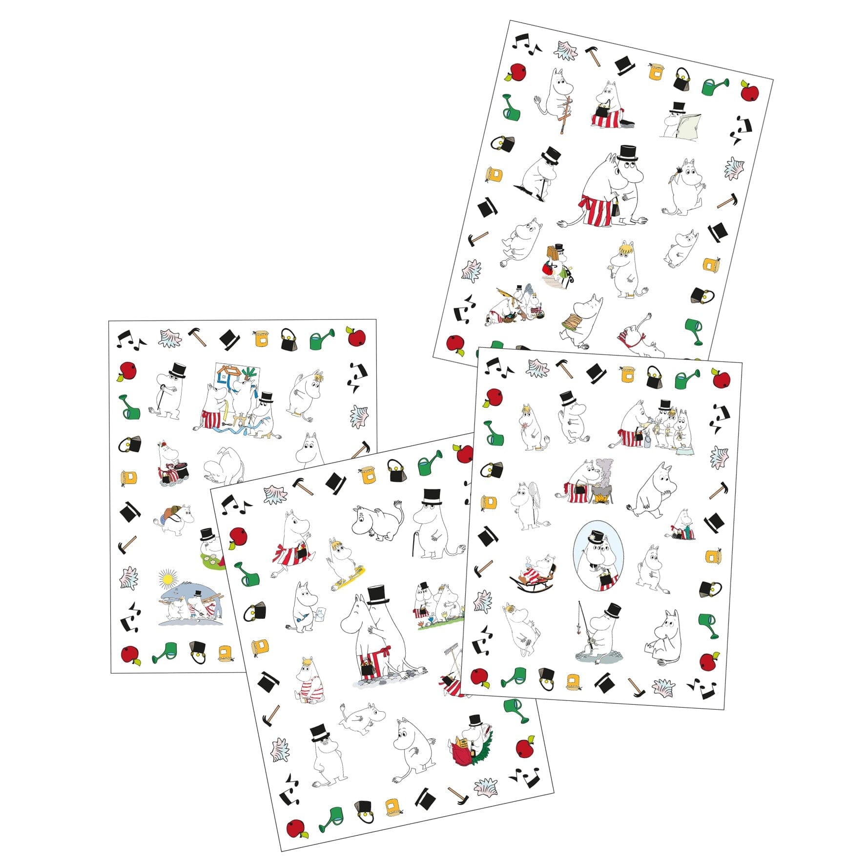 Barbo Toys Mumin - Aufkleber - ©Moomin Characters - Moomin and Family Sticker / Aufkleber BARBO TOYS