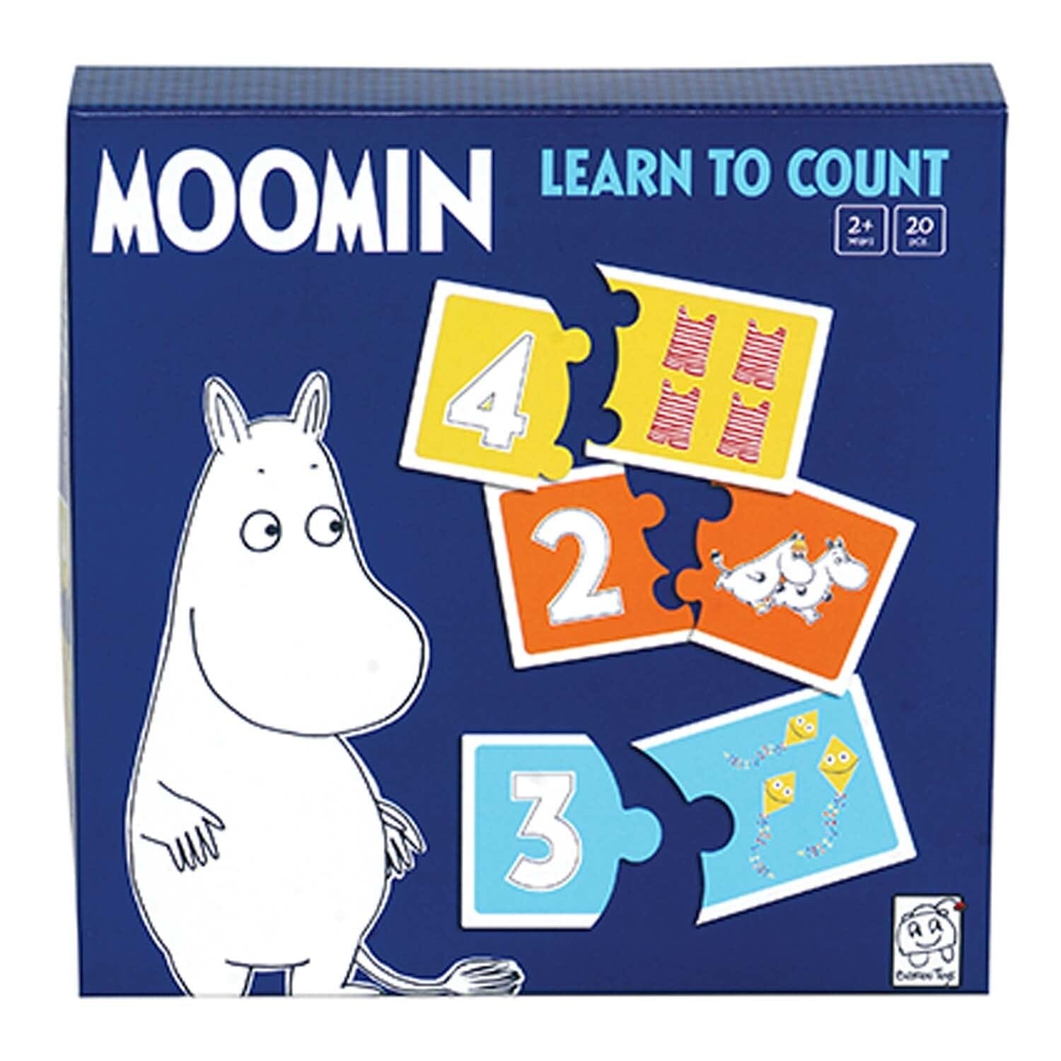 Barbo Toys Moomin - ©Moomin Characters 10 Puzzles learn to count Spiele BARBO TOYS