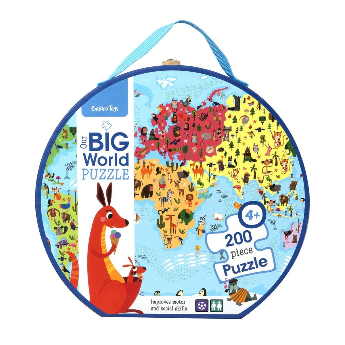 Barbo Toys Barbo Toys Big World Puzzle Koffer Entdeckungsspiel Spiele BARBO TOYS