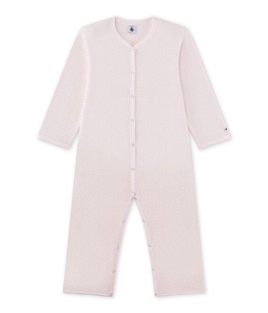 Petit Bateau Schlaf Einteiler warm Bodysuit Petit Bateau