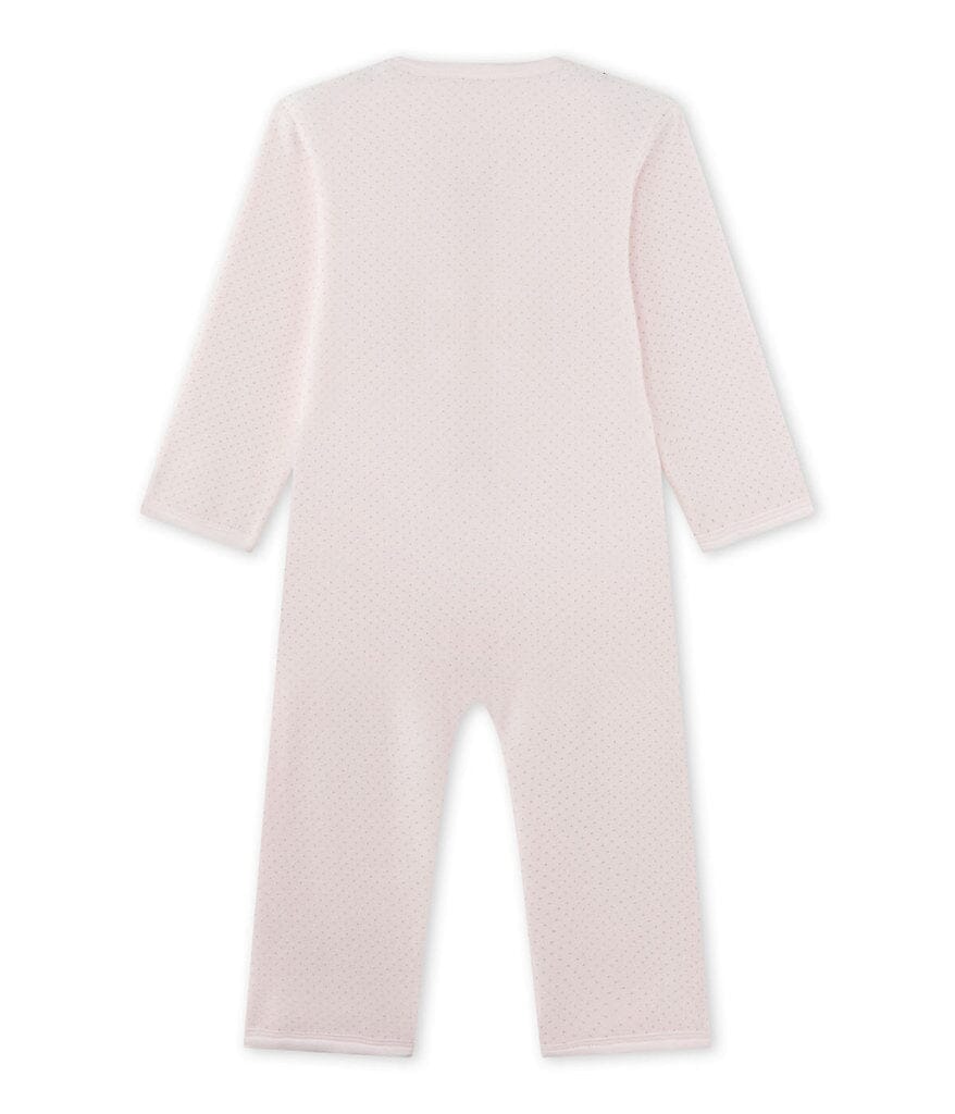 Petit Bateau Schlaf Einteiler warm Bodysuit Petit Bateau