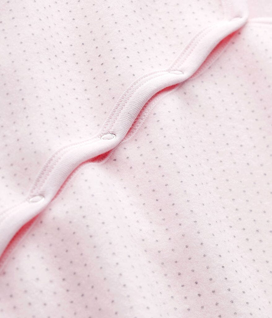 Petit Bateau Schlaf Einteiler warm Bodysuit Petit Bateau