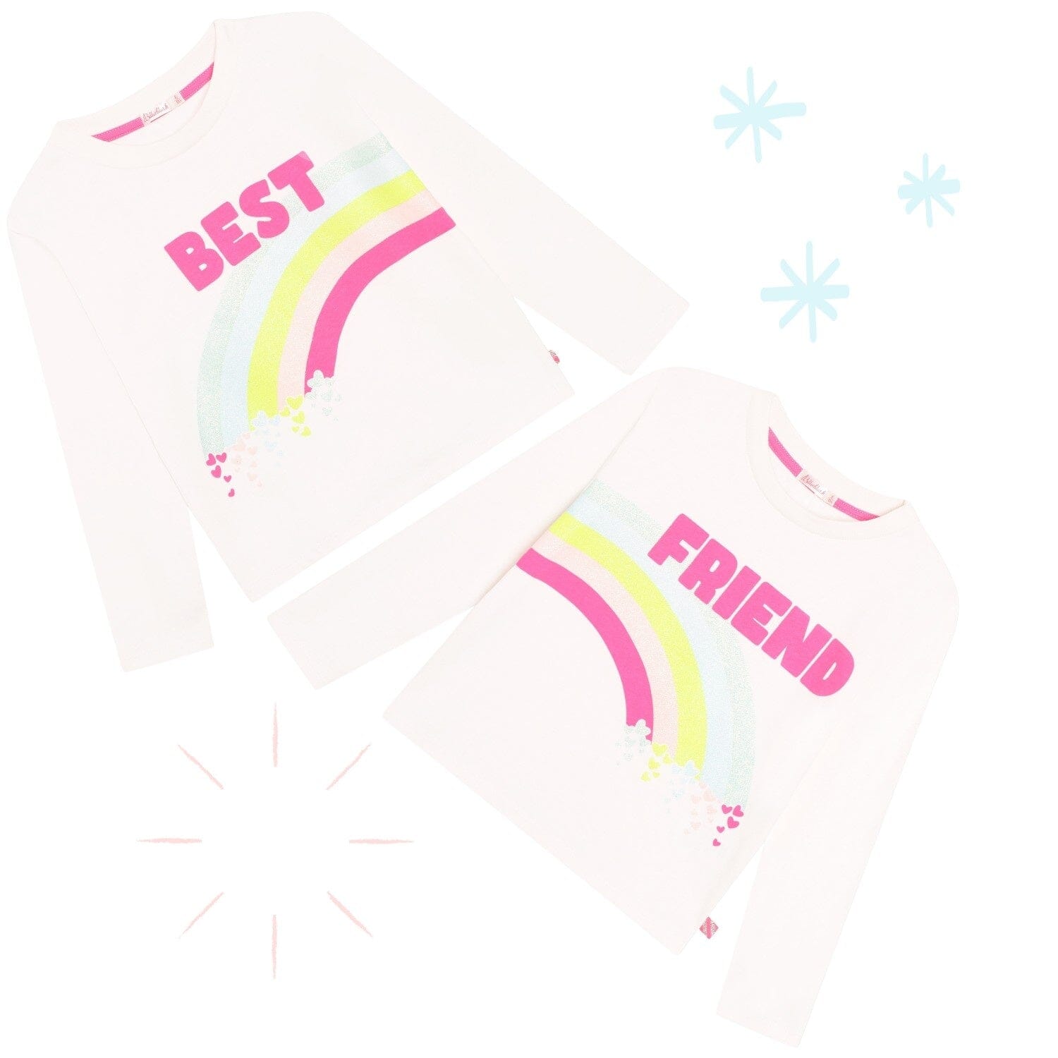 BILLIEBLUSH 2er-set Freunde Langarmshirts BEST FRIENDS Langarmshirt Billieblush