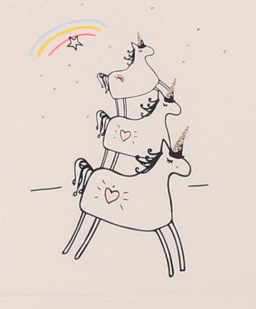 Billieblush Baby Longsleeve Einhörner und Regenbogen Langarmshirt Billieblush