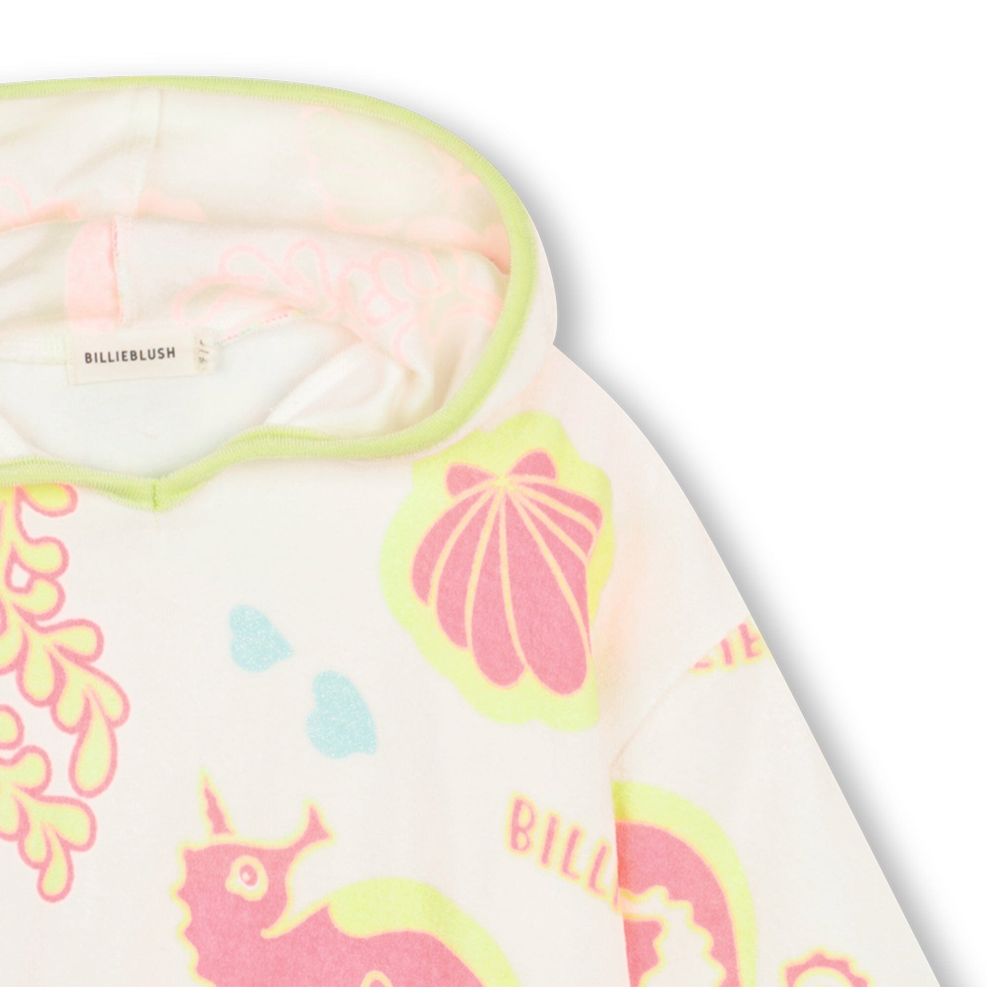 Billieblush Badeponcho mit Kapuze – Elfenbein Badeponcho Billieblush