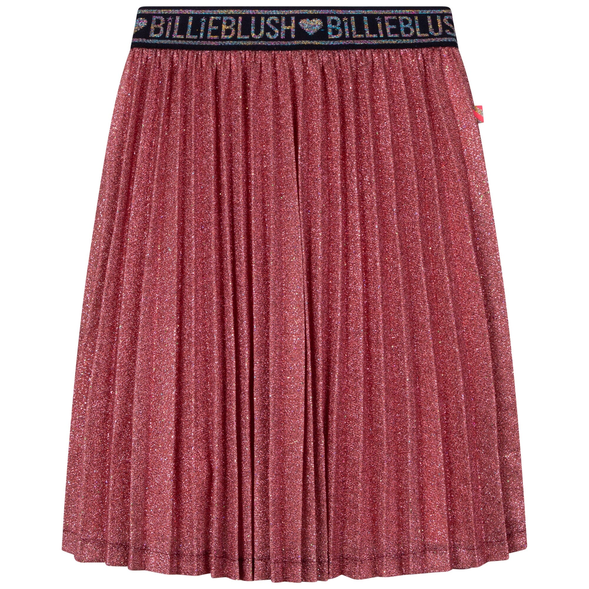 Billieblush roter Faltenrock mit Glitzer und Logobund Röcke Billieblush