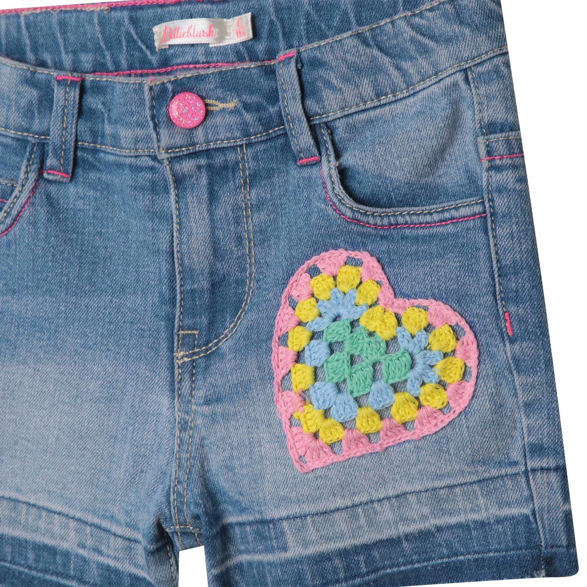Billieblush coole Jeans Shorts blau Shorts Billieblush