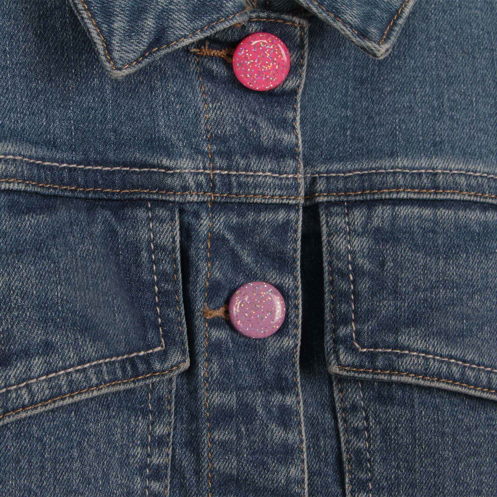 Billieblush coole "Einhorn" Jeansjacke blau Jacke Billieblush