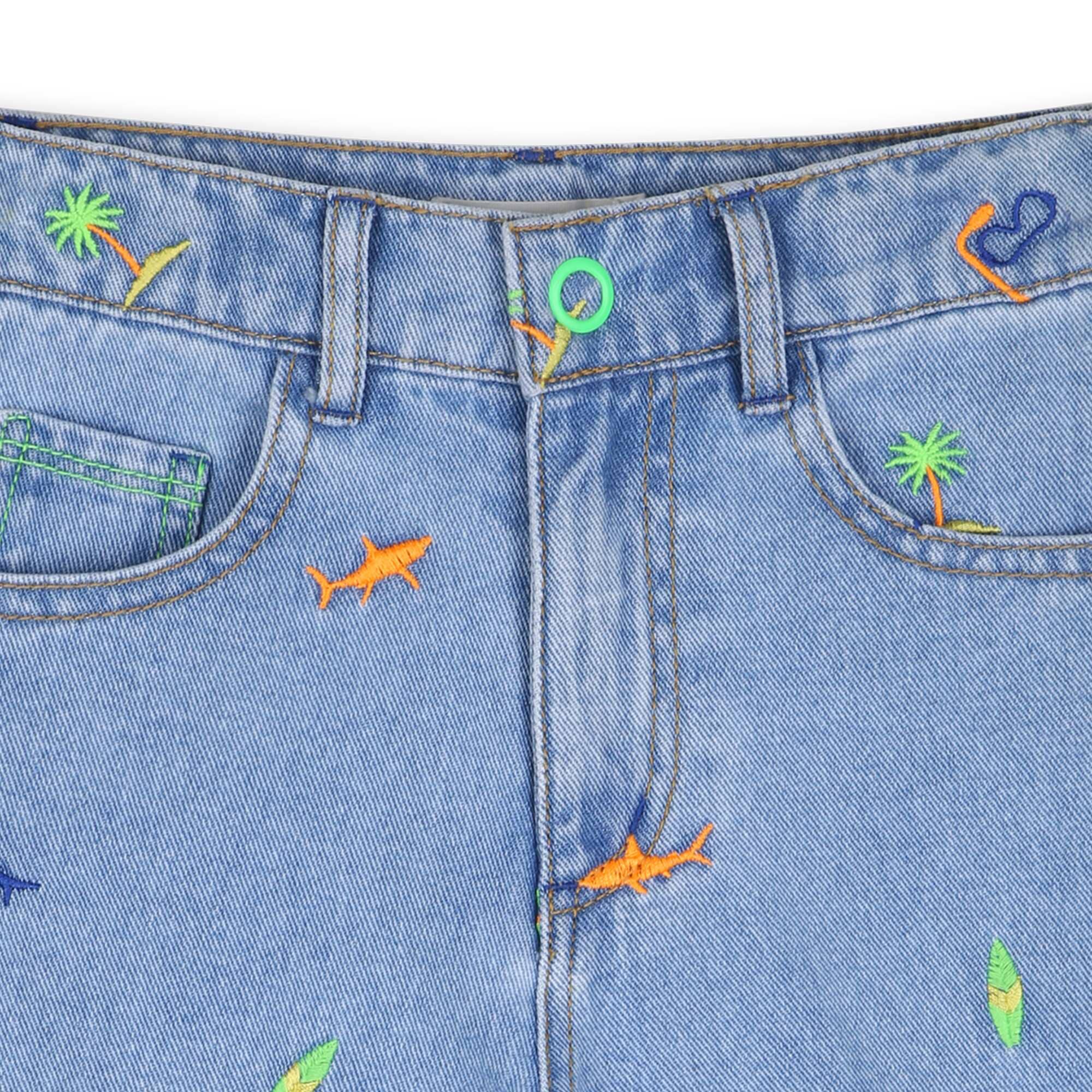 BILLIEBLUSH Jungen Denim-Bermudashorts – Double Stone Bleach Shorts Billieblush