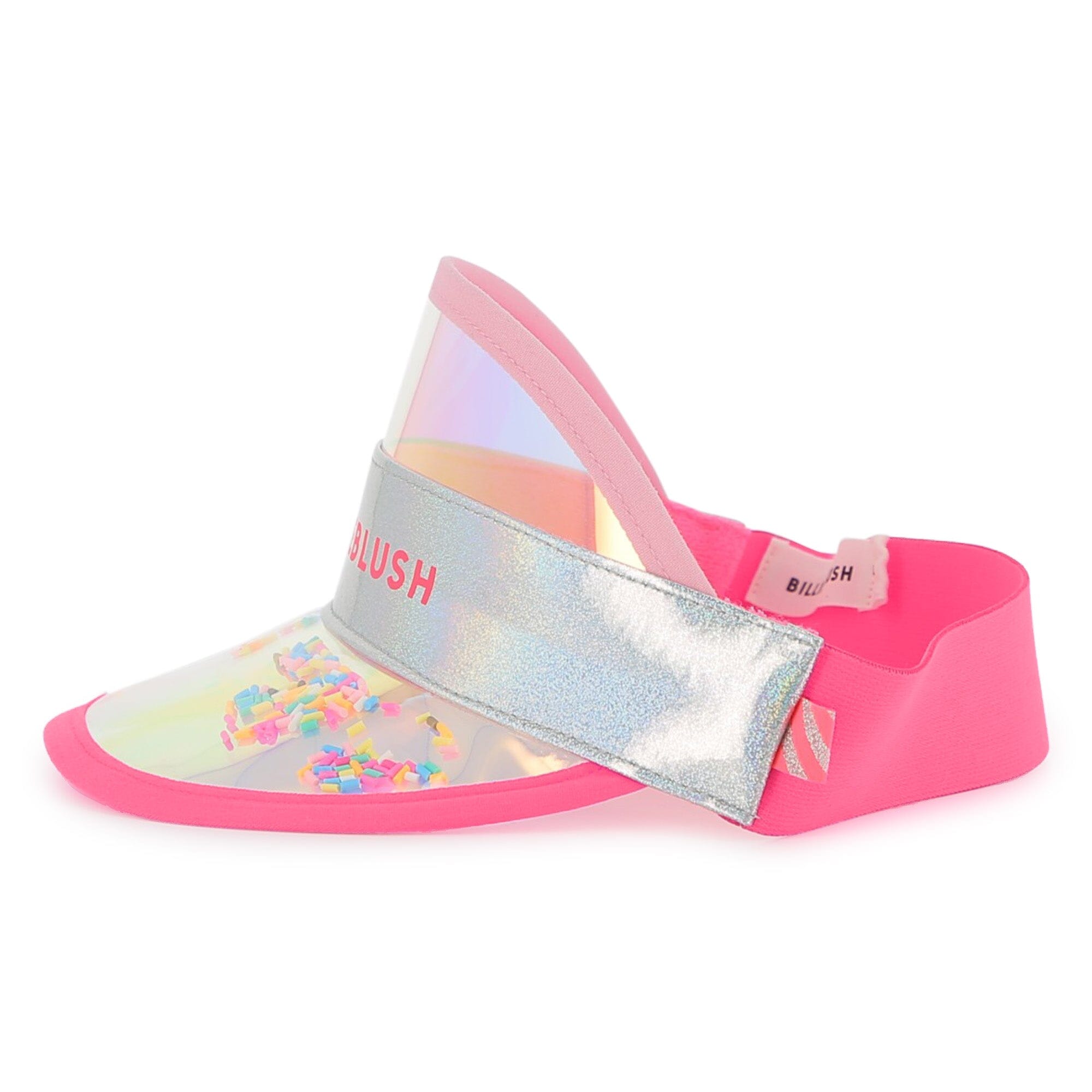 Billieblush Kids Visor „Transparent Confetti“ – Weiß Sonnenhut Billieblush