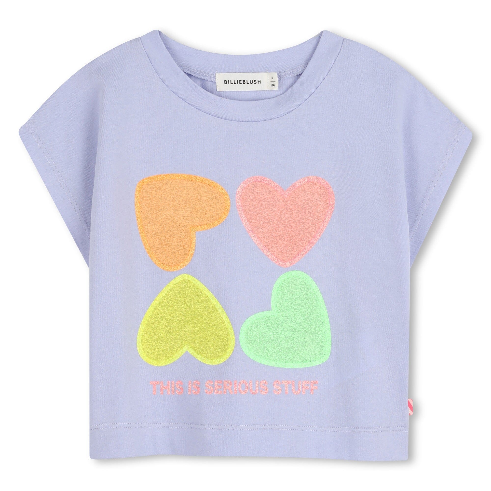 Billieblush Kurzarm T-Shirt – Engel Blau T-Shirt Billieblush 4 Jahre ( 98-104 )