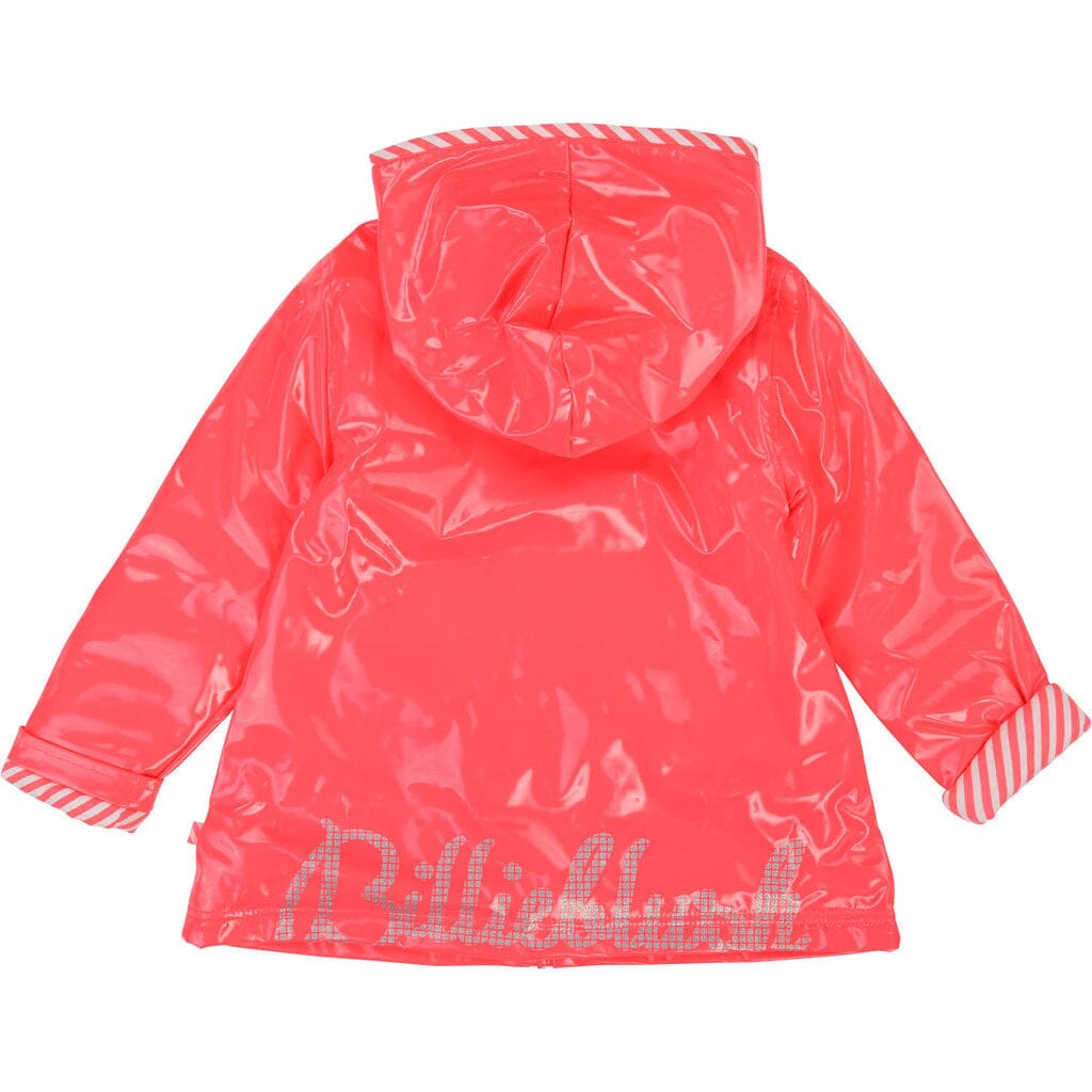 Billieblush Regenmantel pink rosa Glitzer Regenjacken Billieblush