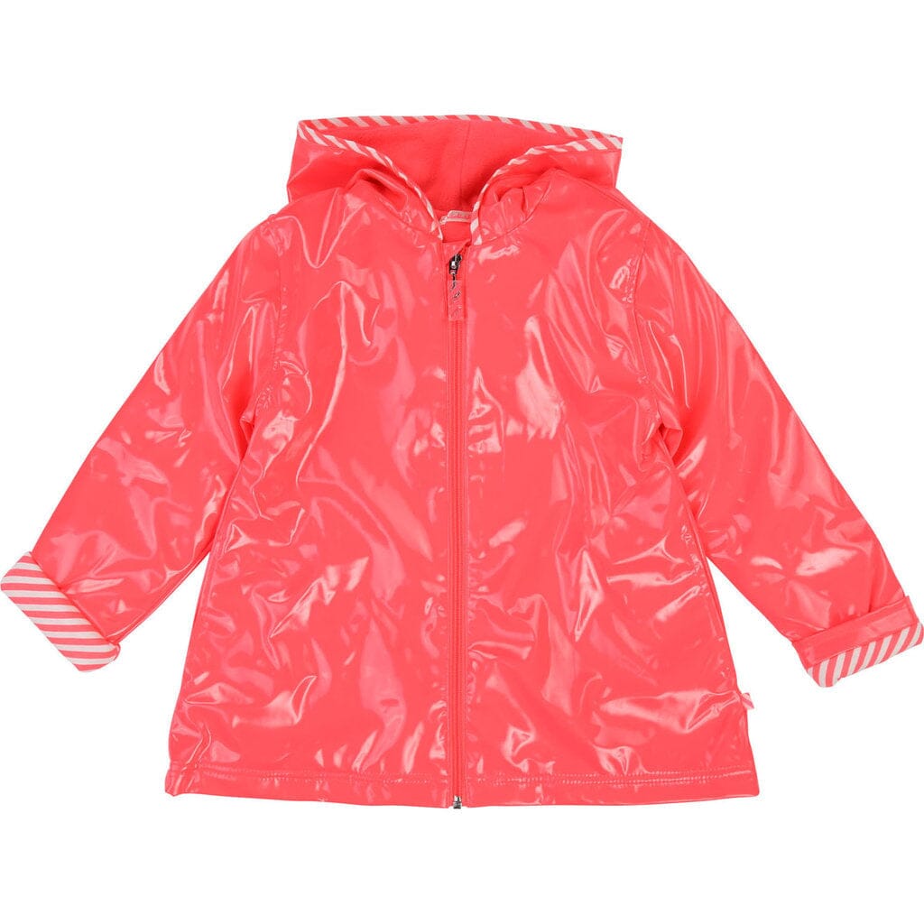 Billieblush Regenmantel pink rosa Glitzer Regenjacken Billieblush