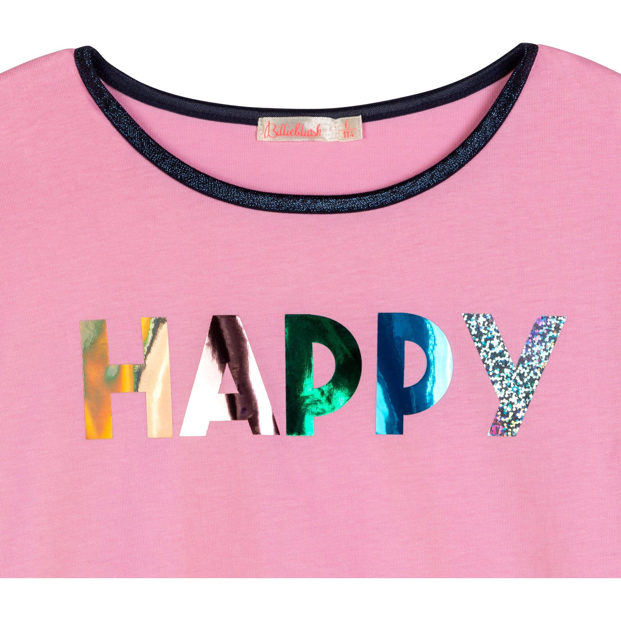 Billieblush Longsleeve HAPPY mit schillerndem Print Langarmshirt Billieblush