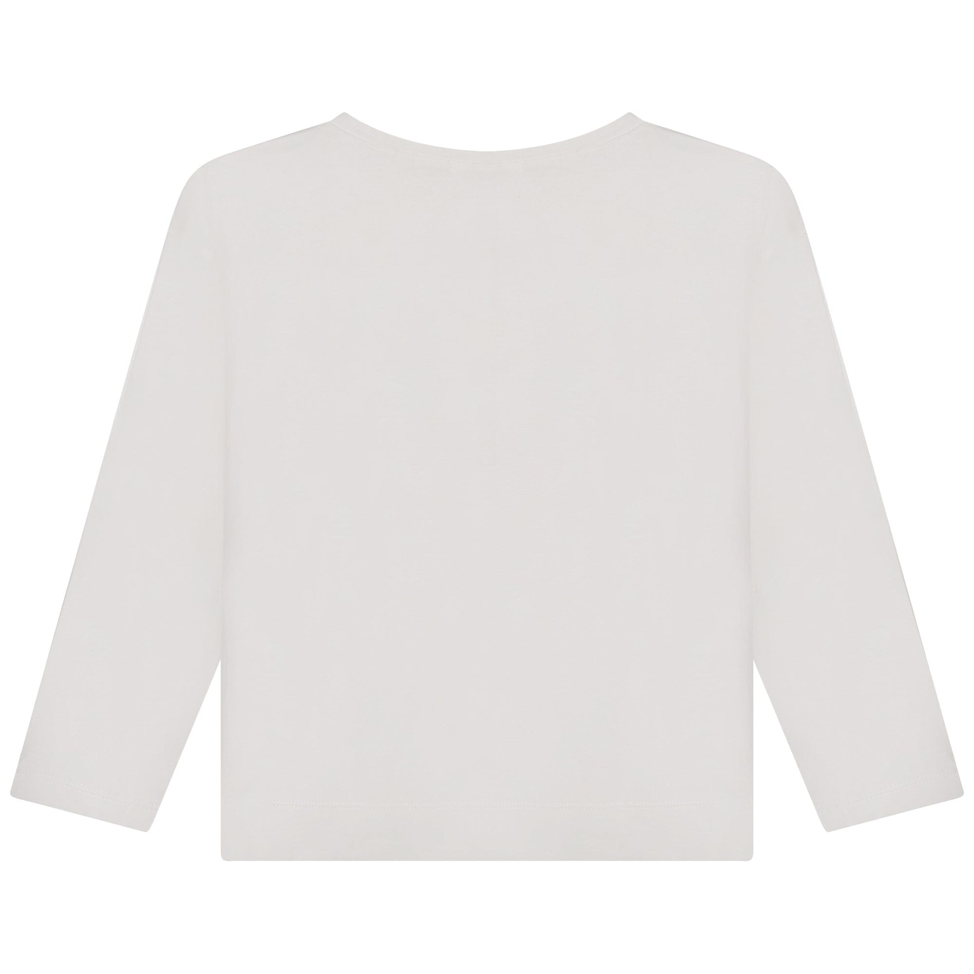 Billieblush Longsleeve weiß LOVE Aufdruck mit Pailletten bunt Langarmshirt Billieblush